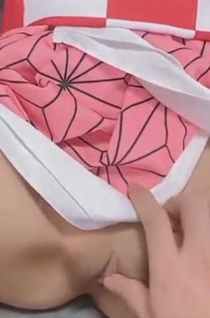 ❤️妙龄性感白虎穴美少女▌锅锅酱 ▌鬼灭之刃-弥豆子的嫩穴 光溜湿嫩白虎榨汁肉棒 性感诱人蜜乳