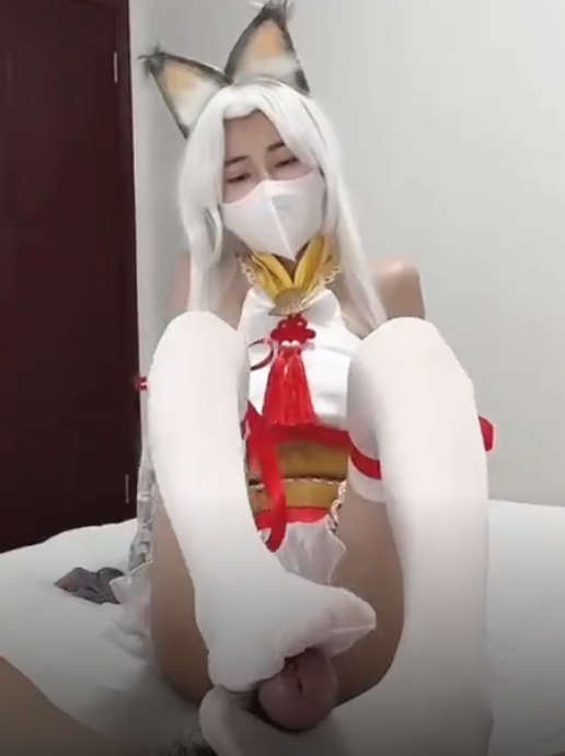 女神 锅锅酱  极品窈窕爆乳白虎尤物 绝美Cos御宅萝梦 白丝足交蜜穴采茎 女上位圆润奶子 凸凸榨精飙射